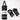 Junior Box-Set Boxsack mit Handschuhe black