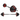 Aerobic barbell set 19 kg black/red