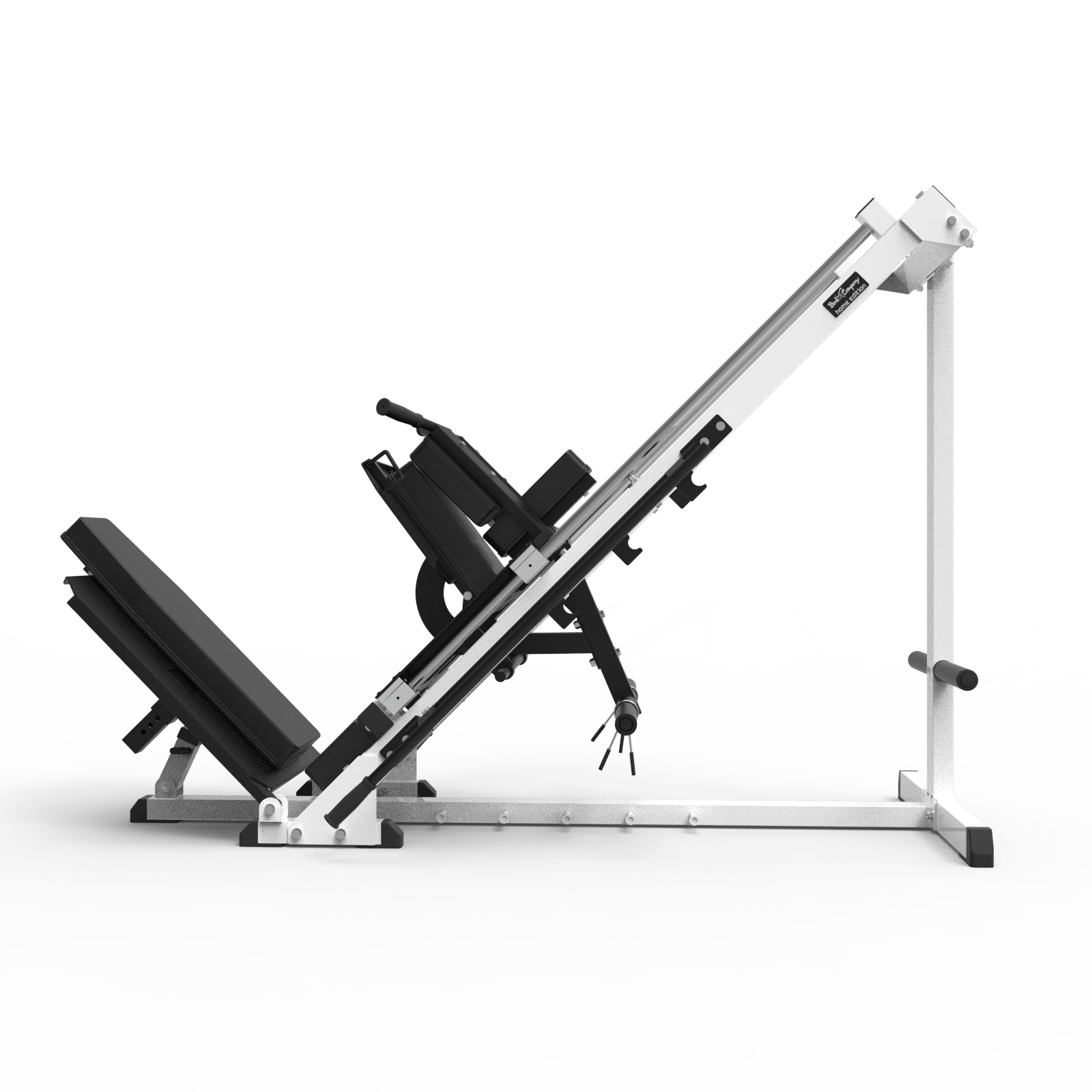 45 leg press Hackenschmidt squat machine with calf raise block