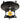 Speedball platform with leather punching bag yellow medium I height adjustable I BCA-38