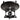 Speedball platform with leather punching bag black medium I height adjustable I BCA-38