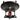 Speedball platform with PU punching bag black/red medium I height adjustable I BCA-38