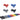 29Kg (2x2.5, 2x3, 2x4, 2x5) Neoprene Gymnastic Dumbbells